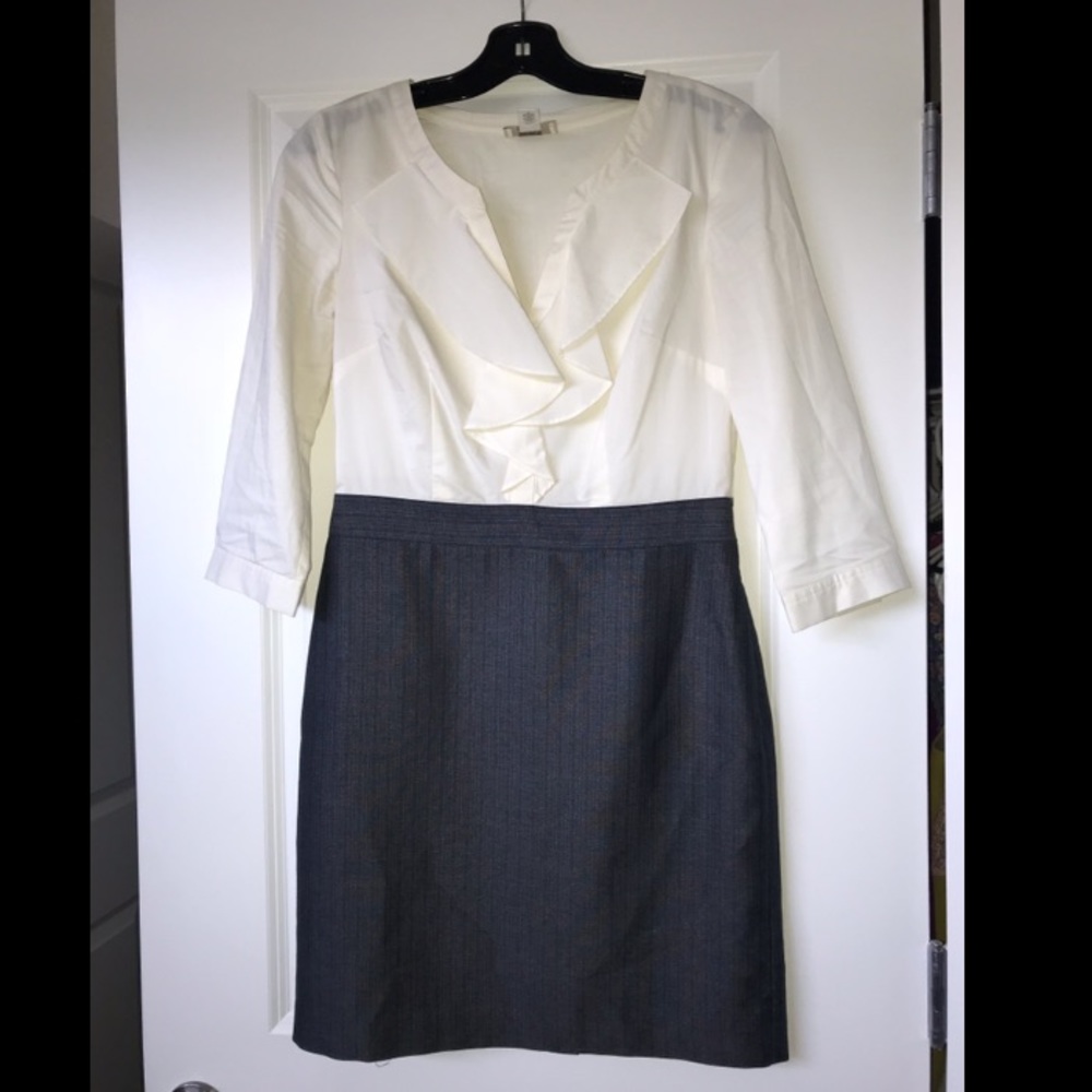 LOFT Ruffle Top Sheath Business Dress